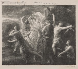 Ballet du Troyons av Ignace Henri Jean Fantin-Latour