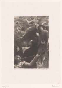 Berlioz dirigerar mellan fyra trumpetblåsande änglar Tuba mirum spargens sonum Hector Berlioz liv och verk (serietitel) av Ignace Henri Jean Fantin Latour