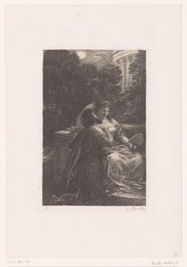 Dido och Aeneas i månskenet Les Troyens i Kartago. Akt III. Duo d