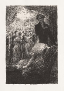 Fantastisk Symphony: A Ball av Ignace Henri Jean Fantin Latour