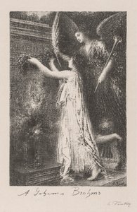 Till Johannes Brahms av Ignace Henri Jean Fantin-Latour