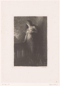 Julia är på balkongen på natten Romeo och Juliette. Självförtroende a la kväll Hector Berlioz liv och verk (serietitel) av Ignace Henri Jean Fantin Latour