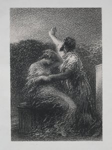 Magikern Baltajar och Fatime av Ignace Henri Jean Fantin-Latour
