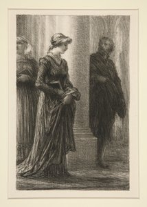 The Mastersingers of Nuremberg: Act I, Meeting of Walther and av Ignace Henri Jean Fantin Latour