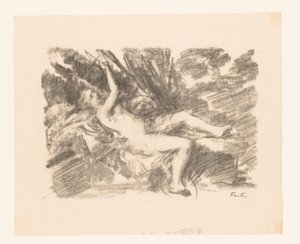 Naken kvinna vaknar Le Reveil av Ignace Henri Jean Fantin Latour