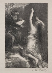 Parsifal, Akt II: Frammaning av Kundry av Ignace Henri Jean Fantin Latour