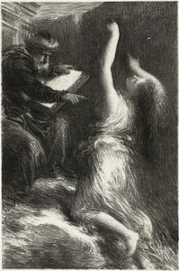 Parsifal, Akt II: Frammaning av Kundry av Ignace Henri Jean Fantin-Latour