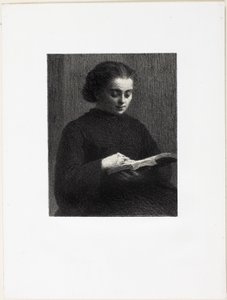 Läsning av Ignace Henri Jean Fantin Latour