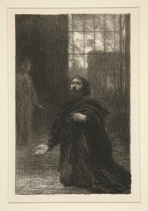 Rienzi: Akt V, en del av Rienzi (Rienzi: Akt V, Rienzi av Ignace Henri Jean Fantin Latour