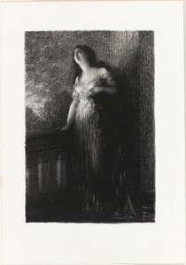 Romeo och Julia: Confiding in the Night av Ignace Henri Jean Fantin Latour