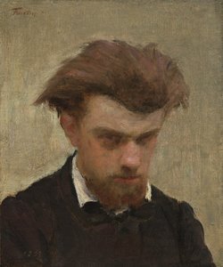 Självporträtt av Ignace Henri Jean Fantin Latour