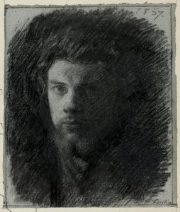 Självporträtt av Ignace Henri Jean Fantin Latour