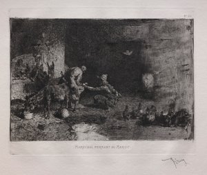 Skor en mula i Marocko av Ignace Henri Jean Fantin-Latour