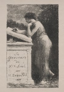 Litografin av Ignace Henri Jean Fantin Latour