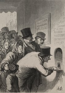Teatern: Ett fönster av Ignace Henri Jean Fantin-Latour