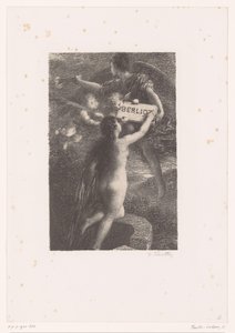 Titeltryck för: Hector Berlioz, sa vie et ses oeuvres Berlioz (titel på objekt) Verite Hector Berlioz liv och verk (serietitel) av Ignace Henri Jean Fantin Latour