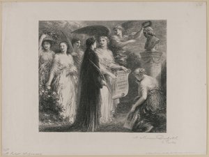 Till Robert Schumann, 1894. av Ignace Henri Jean Fantin Latour