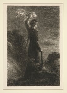 Tristan och Isolde: Akt II, Signal i natten av Ignace Henri Jean Fantin Latour