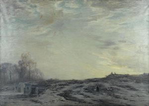 La Banlieue de Paris aux environs des fortifications, ca 1923 (olja på duk) av Henri Foreau