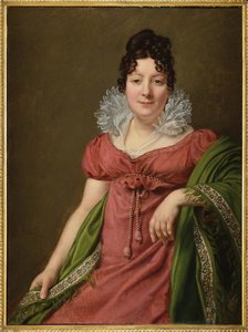 Marie Therese Bourgoin, fransk skådespelerska, älskarinna till kejsar Alexander I av Ryssland - Porträtt av Marie-Therese Bourgoin (1781-1833), älskarinna till kejsar Alexander I, av Riesener, Henri-Francois (1767-1828). Olja på duk, ca 1809. Storlek: 95,5