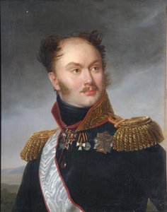 Porträtt av greve Mikhail Fyodorovich Orlov 1788-1842, ca 1818 av Henri Françoiss Riesener