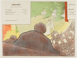 Femte föreställningen: Mirages, för Le Théatre Libre av Henri-Gabriel Ibels