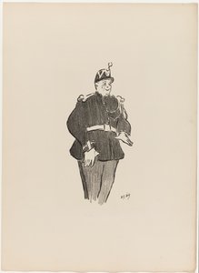 Polin, från Le Café-Concert av Henri-Gabriel Ibels