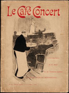 Portfolio-Cover für Le Café-Concert von Henri-Gabriel Ibels