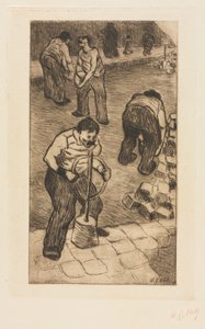 The Street Pavers, 1894. av Henri Gabriel Ibels