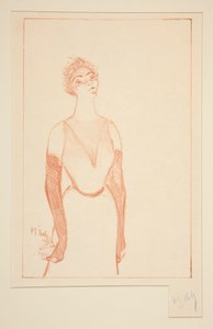 Yvette Guilbert av Henri-Gabriel Ibels