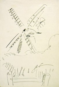Väderkvarn av Henri Gaudier-Brzeska