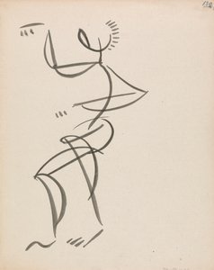 Dansande figur av Henri Gaudier-Brzeska