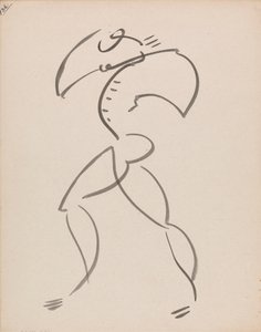 Dansande figur av Henri Gaudier-Brzeska
