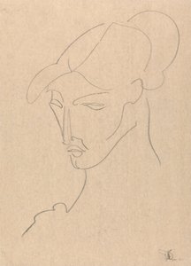 Porträtt av en kvinna av Henri Gaudier-Brzeska