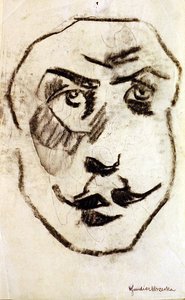 Skulpturell chef för Brodzky av Henri Gaudier-Brzeska