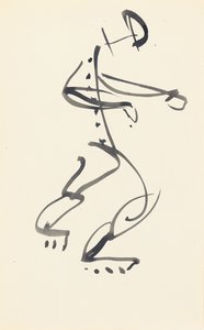 Studie för "Red Stone Dancer", 1914