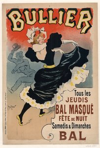 Bullier, Varje torsdag Bal mask, nattfest, 1896.