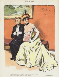 Illustration för Le Rire (färg litho)