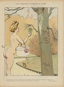 Illustration för Le Rire (färg litho)
