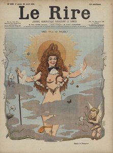 Illustration för Le Rire (färg litho) av Henri Gerbault