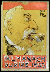 Karikatyr av Justin-Louis-Emile Combes (1835-1921) som äter prästerna, omslag till 