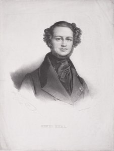 Henri Herz (1803-88) av Henri Grevedon