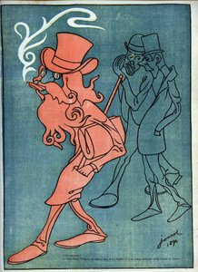 Tony-Truand (Tony Truan) (democ-soc) (socialistdemokrat) - av Henri Gustave Jossot (1866-1951) i "Le Rire" 1894