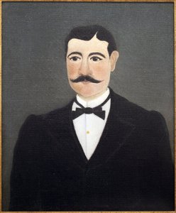 Porträtt av Frumence Biche i vanliga kläder (marechal des logis). Målning av Henri Rousseau (1844-1910), känd som tullen, olja på duk, sent 1800-tidigt 1900-tal, fransk konst, Musee International d