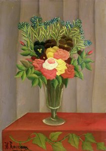 Blommor med lavendelbakgrund