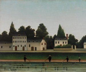 Landskap med fiskare, 1909