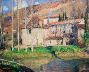 Utsikt över Labastide-du-Vert (Midi-Pyrénées)