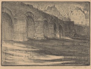 St Servaas-bron över Maas i Maastricht