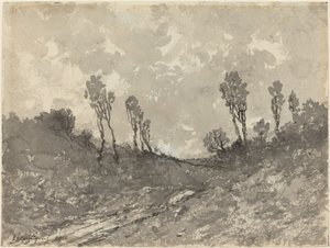 Väg vid Hérisson av Henri Joseph Harpignies