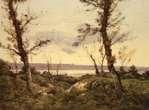 The Estuary, 1895 av Henri Joseph Harpignies